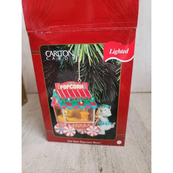 Carlton Cards get your pup-corn here! ornament Xmas - Picture 9 of 9